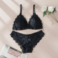 Conjunto Feminino - Lingerie de Renda sem Costura - Frete Grátis